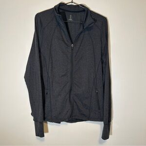 Charcoal Gray Zip-Up Hoodie